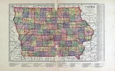 Iowa State Map, Guthrie County 1917c
